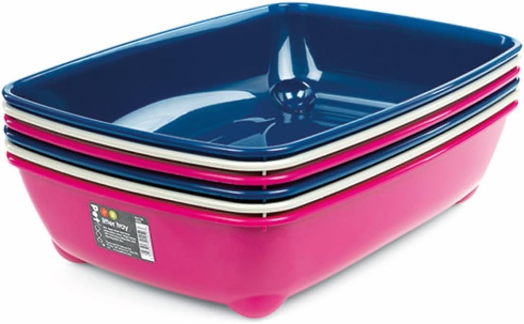 Petface Durable Cat Litter Tray, 42 cm (40035DS1) — best cat litter box UK