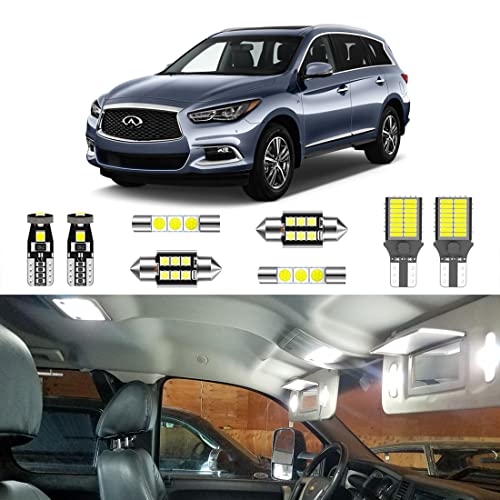 Kit de luces LED interiores blancas para Infiniti QX60 miniatura 1