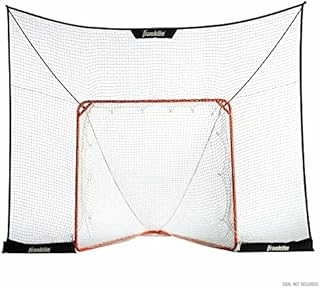 Franklin Sports Lacrosse Backstop Net - Lax Goal Backstop Net for Shooting Training + Practice - Extra Large Durable Net - 12' x 9'