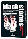 black stories Horror Movies Edition | 50 rabenschwarze Rätsel rund um Horrorfilm-Highlights | Das Krimi Kartenspiel