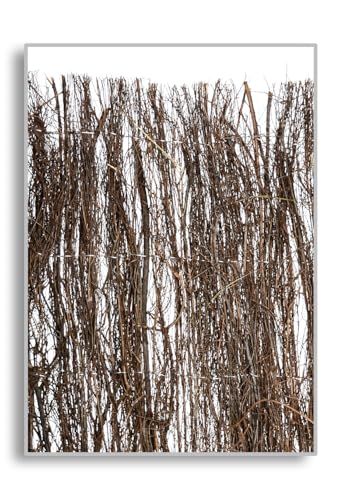 HERSIG - Cañizo Jardin Ocultacion - Brezo Ocultacion Jardin Exterior (150x500x2 cm) - Valla de Brezo Resistente para Terraza Jardines - Cubre Balcones Exterior - Protector Visual y Privacidad
