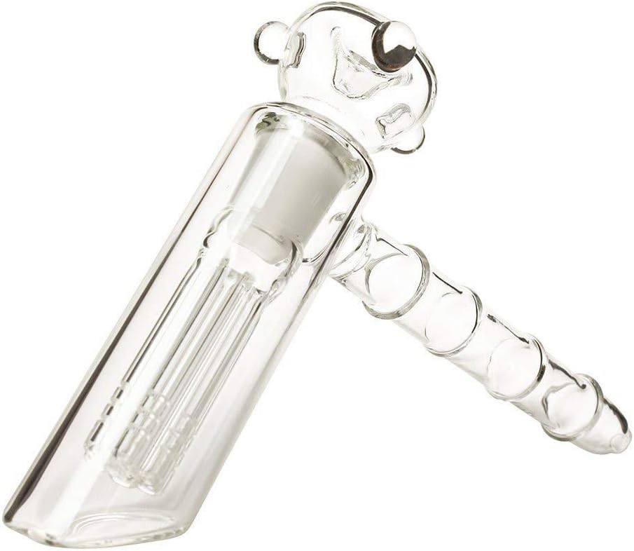 Mini Glass Hammer Bongs 6 Arm Glass Percolator Portable Bongs Pipes Bubbler Glass Bongs Water Pipes Bongs Bowl