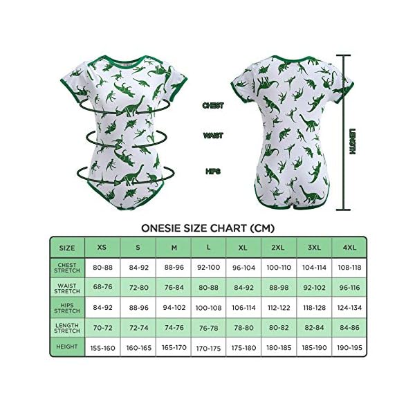 LittleForBig-Baumwolle-Strampler-Onesie-Pyjamas-Bodysuit-Dinosaurier-Muster LittleForBig Baumwolle Strampler Onesie Pyjamas Bodysuit - Dinosaurier Muster