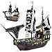 Produktbild Piratenschiff Black Hawk Bausteine Ideas Bauspielzeug für Piraten Geschenk für 6-10 Jungen und Mädchen Klemmbausteine für Erwachsene Piratenschiff.Kompatibel Mit Lego Piratenschiff 621PCS