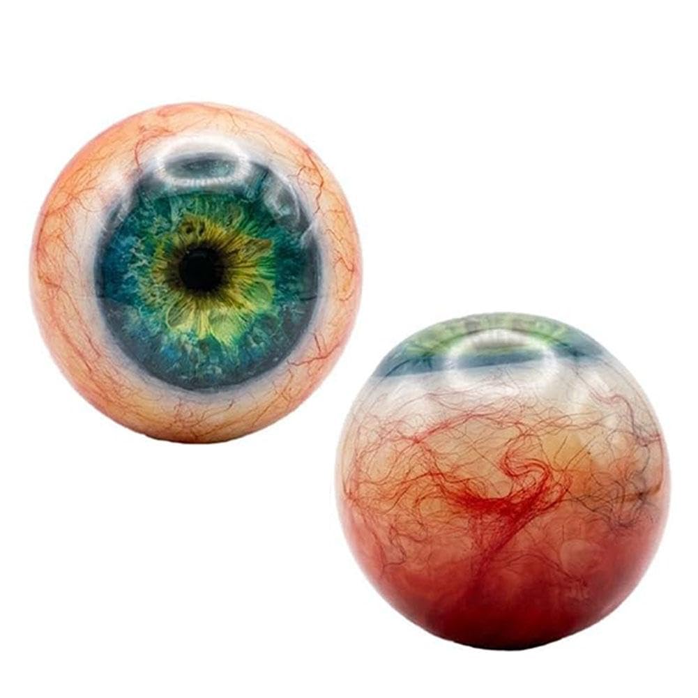 Hyper-Realistic Monster Eye Decor, Scary Realistic Eyeball Ornament, Dark Fantasy Artwork for Desk Bookshelf, Eerie Illusion, Unique Gothic Gift for Horror Fans (Blue) — view 9