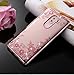 Poowear Lens Protect for iPhone 11 with Camera Sliding Door Design Clear Matte Case with Soft TPU Edges Shockproof Scratchproof Protective Case for iPhone 11 6.1 inch (Pink Flower)