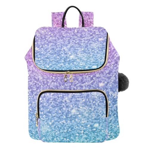 Sac à dos femme sécurisé contre le vol paillettes