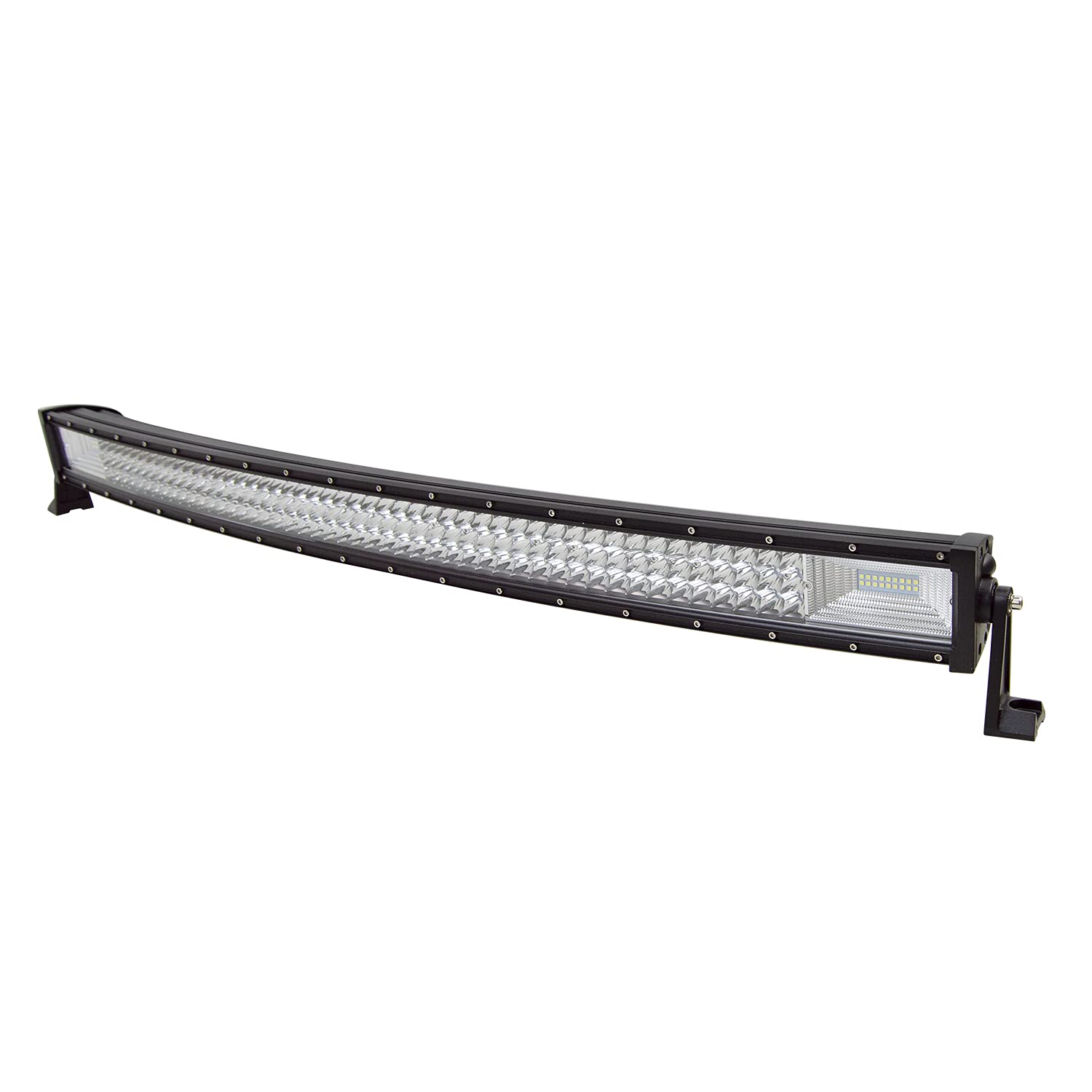 PICAA Barra LED 7D de triple fila curvada para todoterreno, 42 pulgadas, 540 W, con cableado, haz combinado para faros de trabajo 4x4 para coche, tractor, camión, ATV, barco
