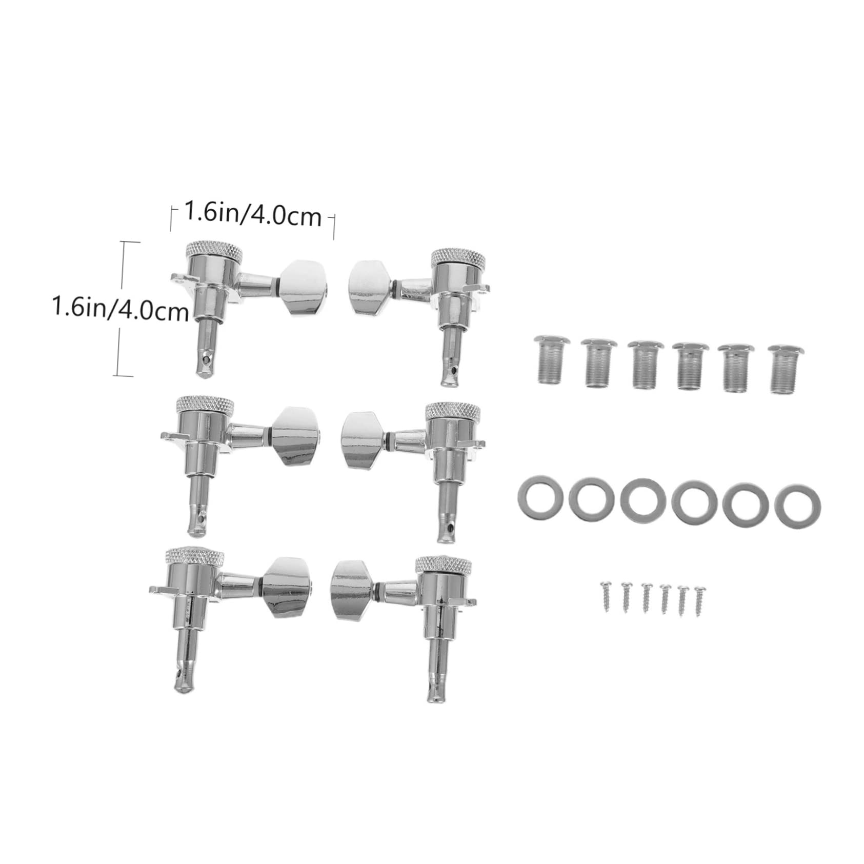 Yardwe Tuning Pegs for Bass Guitar 1 Set Durable Easy to Install Perfect Bass Guitar Accessories