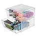 deflecto Two Drawer Cube Organizer, Plastic, 6