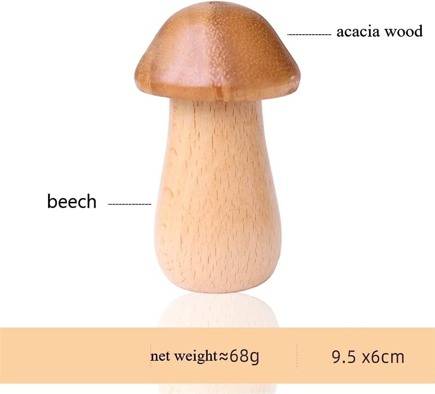 Toothpick Holder Creative Toothpick Box Wooden Mushroom Shape Toothpick Holder Portable Household Restaurant Table Toothpick