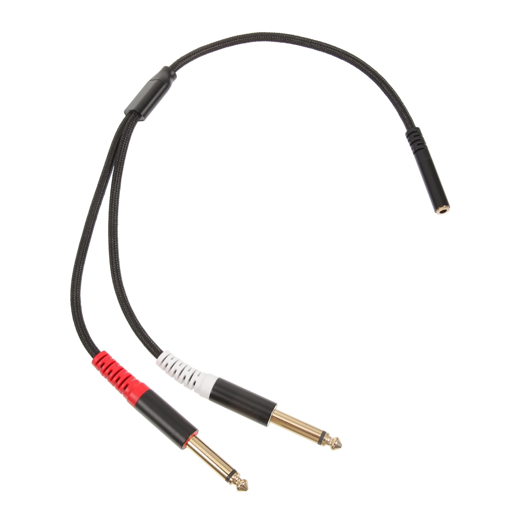 Mikikit 5pezzi Adattatore Audio Splitter Femmina Doppio Maschio Cavo Professionale Per Home Theater e Studio Facile Da Usare e Compatibile Con Dispositivi Audio e Video