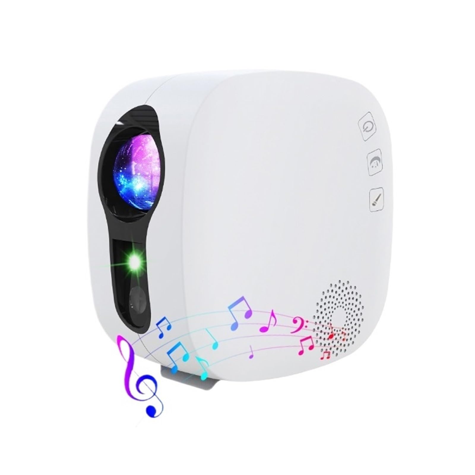 TRDEWR WiFi Galaxy Star Projector Night Light APP Control Bluetooth Starry Sky Aurora Atmospher for Bedroom Decor Lamp Create an Atmosphere(White)