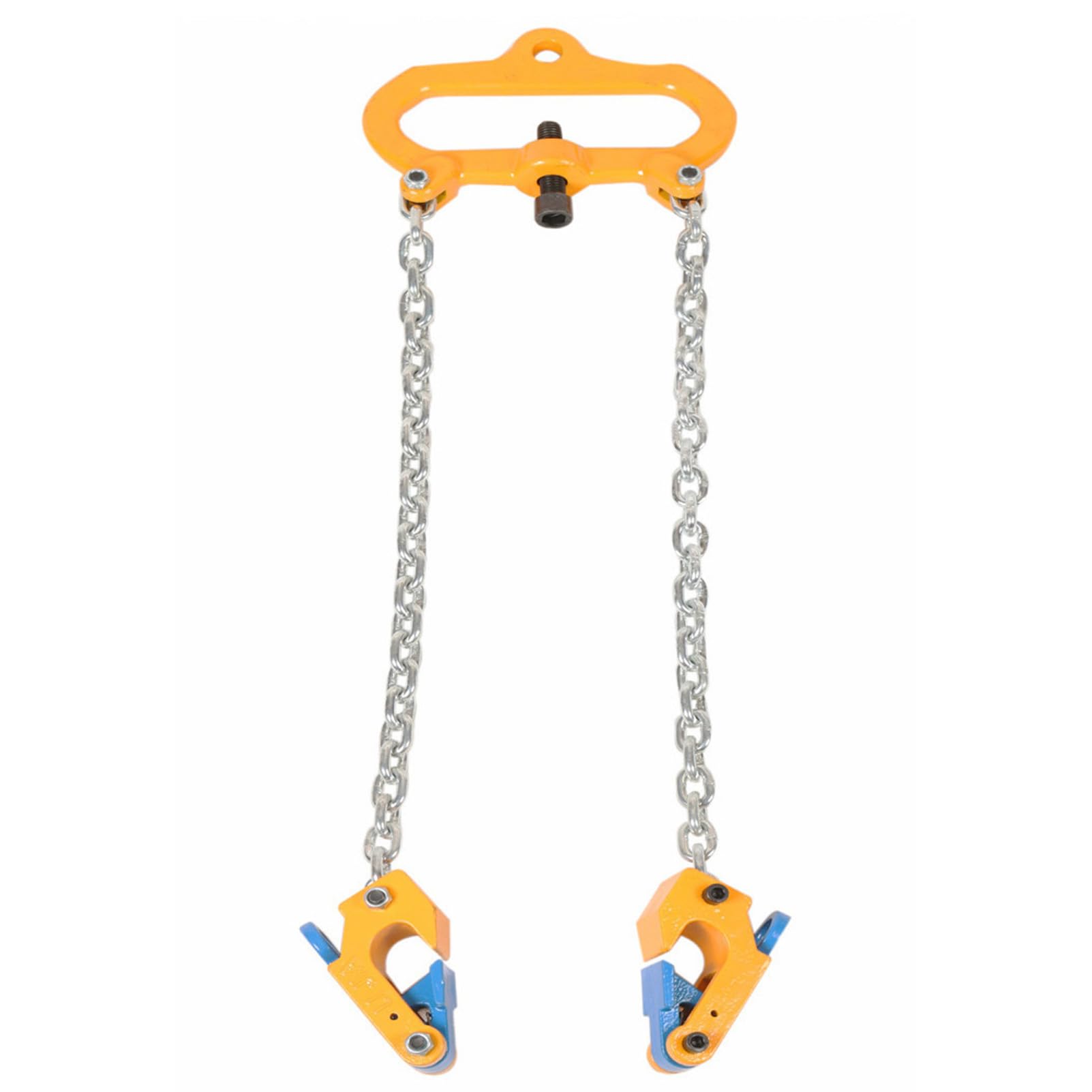Grue à rouleaux à chaîne et pince de levage pour manipuler les plaques
