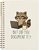 hold fizz But Did You Document It Funny Raccoon Notebooks for Work, Funny Raccoon Work Gifts for Coworkers & Boss, Coworker Office Gifts for Men Women, Journals for Writing(5.5'' X 8.3'')