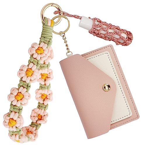 BIHRTC Boho Macrame Keychain for Women –...