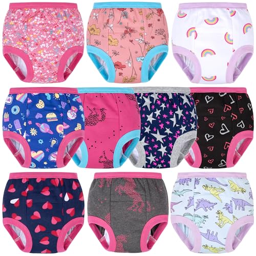 Image of BIG ELEPHANT Toddler Training Pants, Soft Cotton Absorbent Training Underwear for Baby Boys & Girls