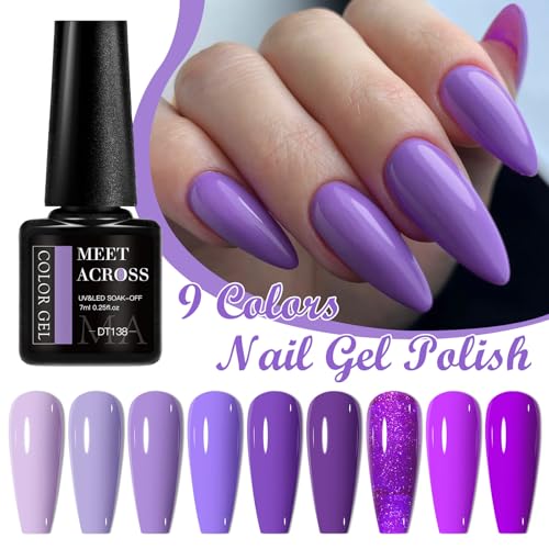 Set de Esmaltes de Gel 12 piezas MEET ACROSS miniatura 3