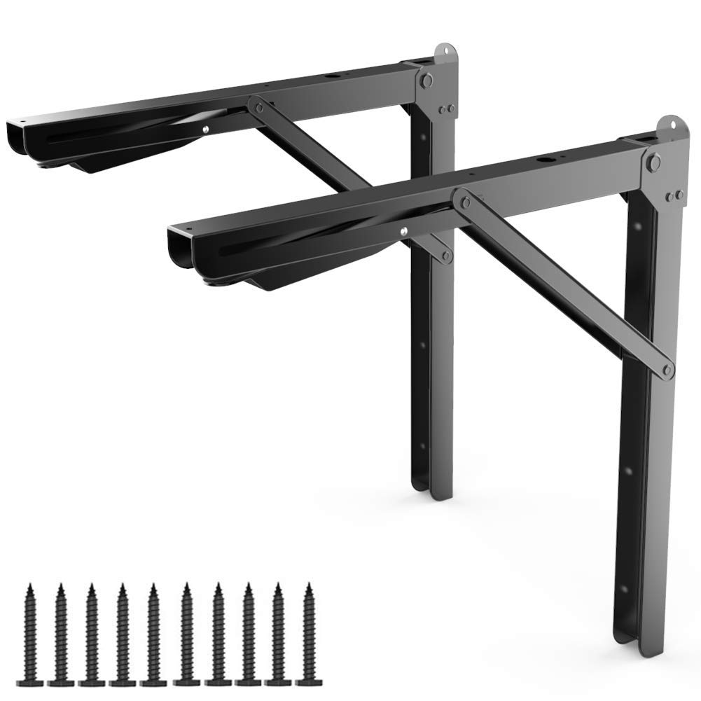 Buy TORACK Folding Shelf Brackets Heavy Duty, 24inch Stainless Steel