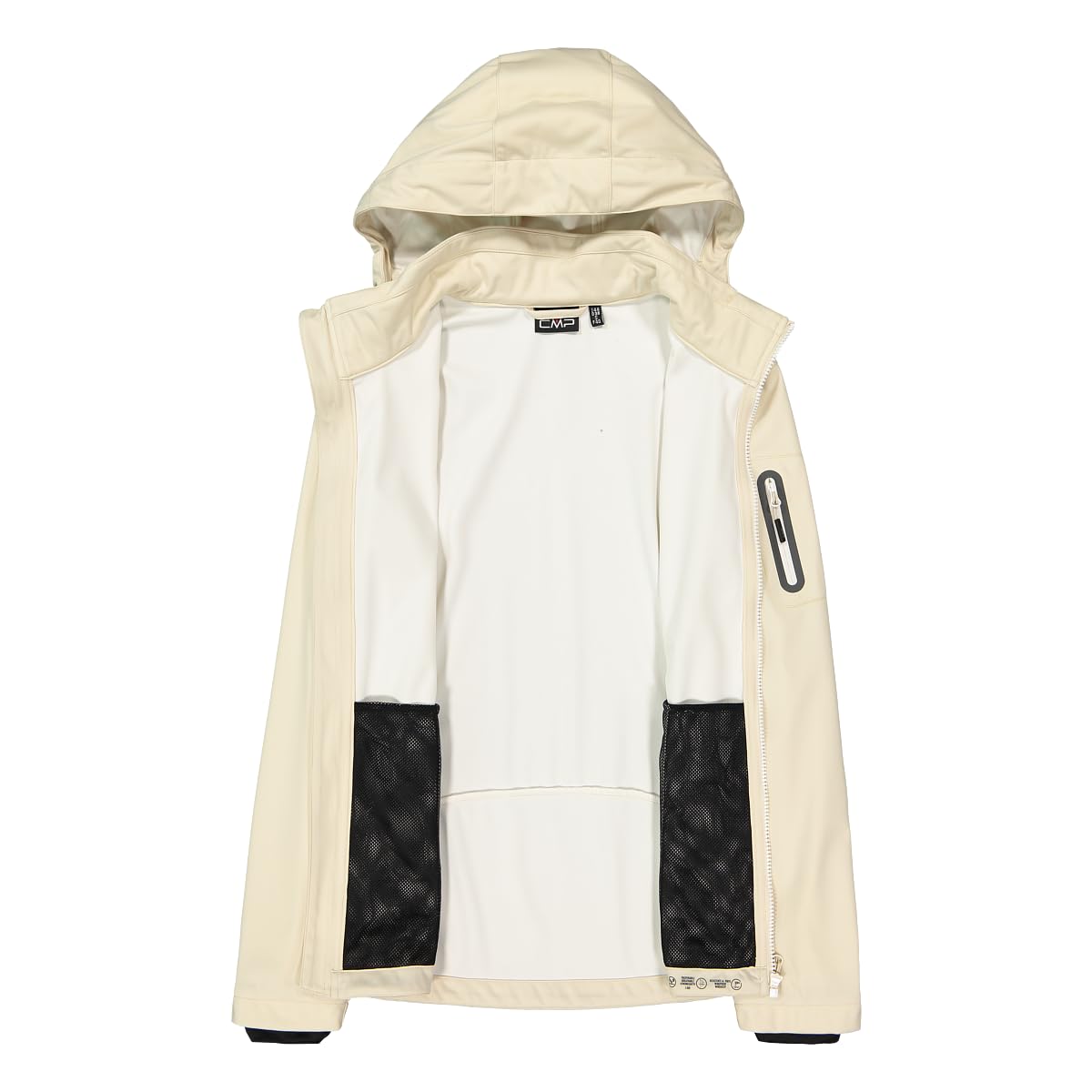 CMP Giacca Donna in Light Softshell con cappuccio staccabile, 39A5016