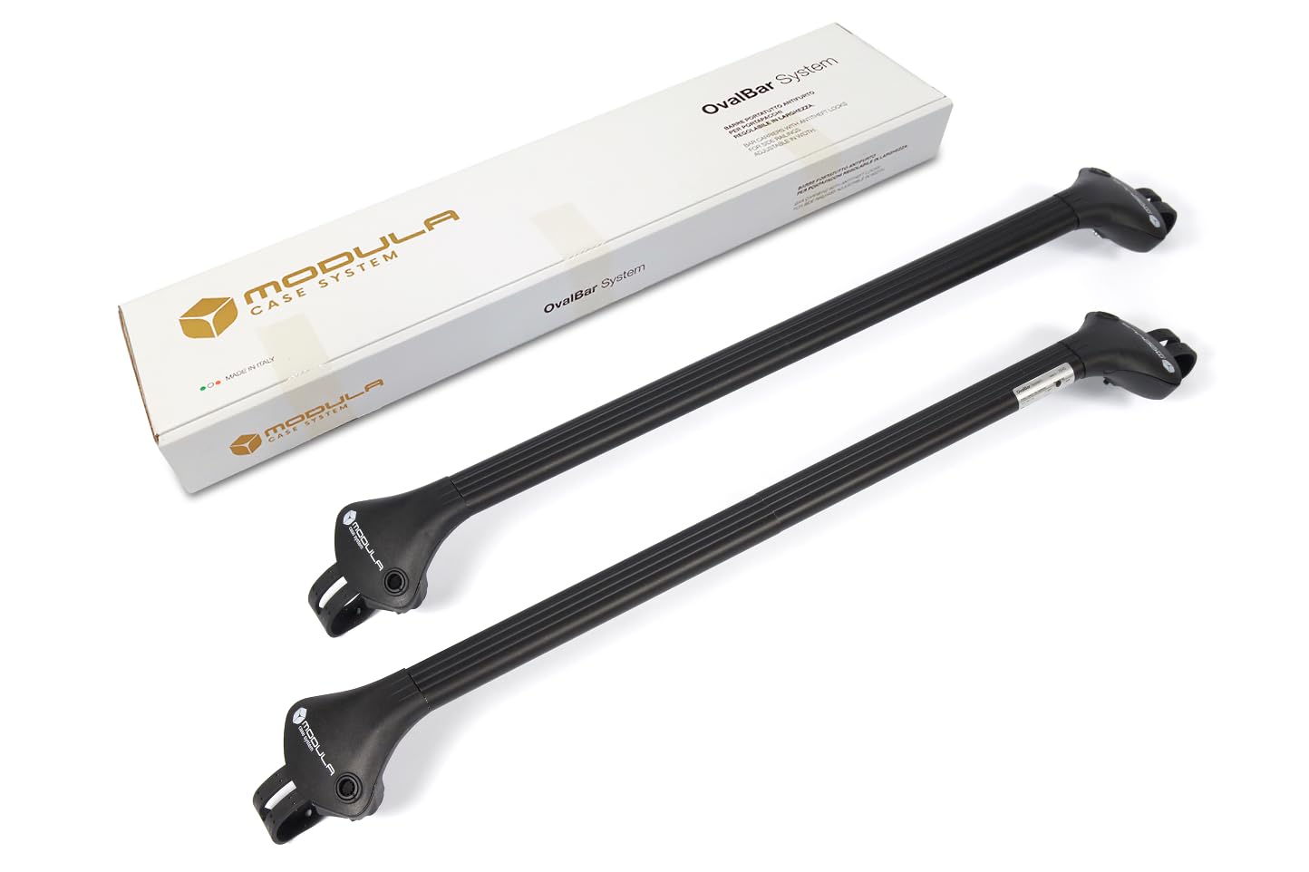 Modula Oval Roof Rack Modula Case System Ovalbar 120 Cm Complete