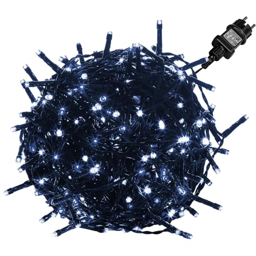 VOLTRONIC LED Lichterkette, IP44, Modell- und Farbwahl, 100 LEDs,...