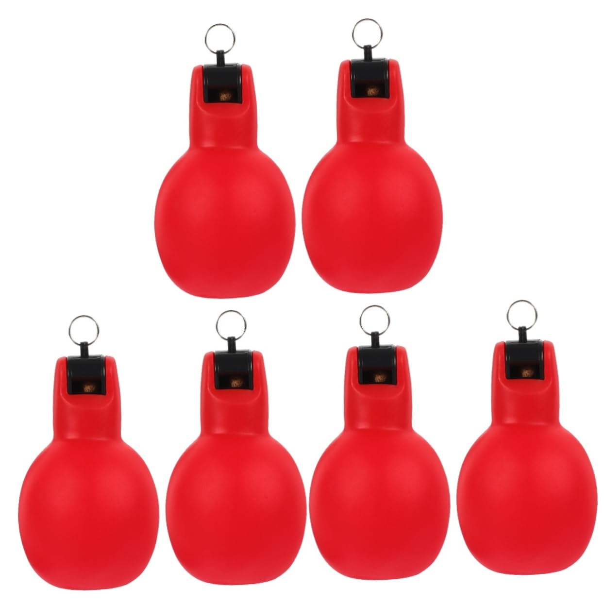 6stücke Hand-Squeeze-Pfeife Für Outdoor-aktivitäten Tragbare Survival-Pfeife Für Camping Und Wandern Laute Signalpfeife Für Notfälle Und Freizeit