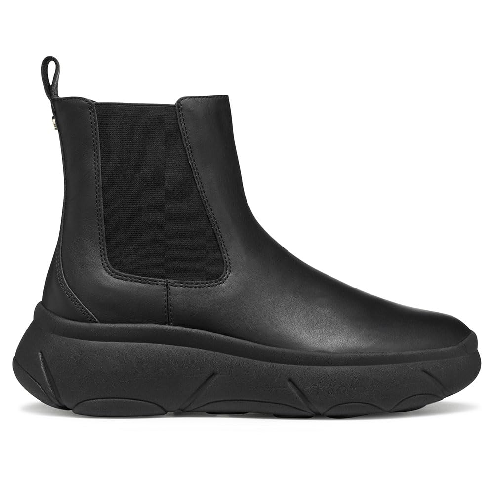 Geox Women's D Nebula 2.0 X Ankle Boot, Black, 38 EU, Black, 5 UK