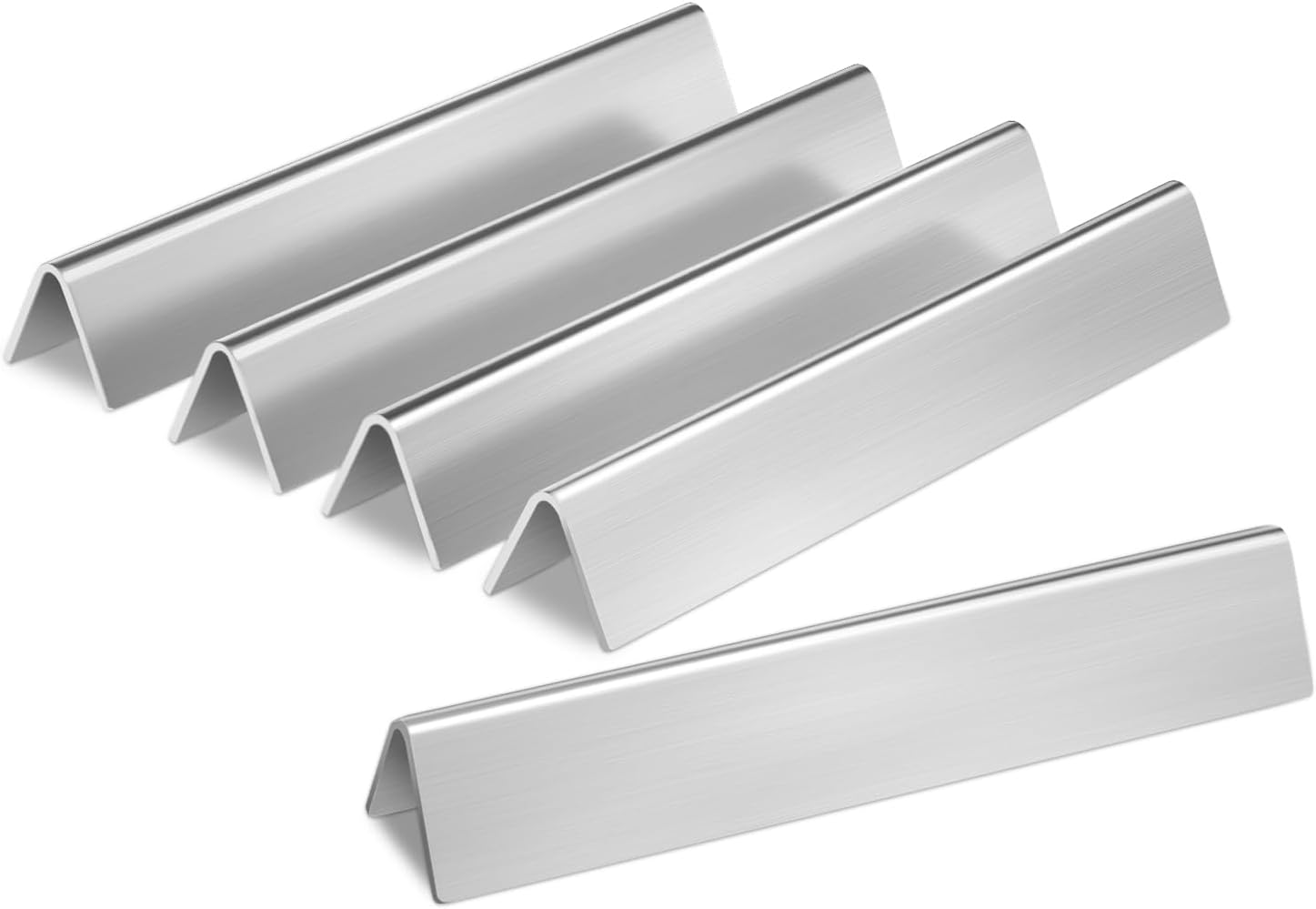 17.5 inch 7620 Flavorizer Bars for Weber Genesis 300 Series Gas Grill, Flavor Bars for Genesis E310 E320 E330 S310 S320 S330 with Front Control Knobs, Heavy Duty, Stainless Steel, 7620 7621