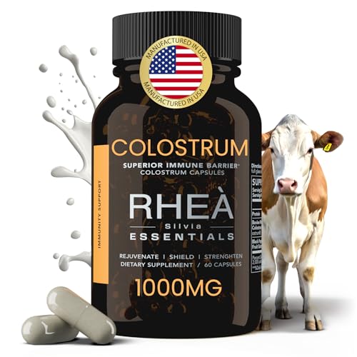 Rhea Bovine Colostrum Supplement for Women, Colostrum Capsules for Gut Health, Digestion, Bloating,...