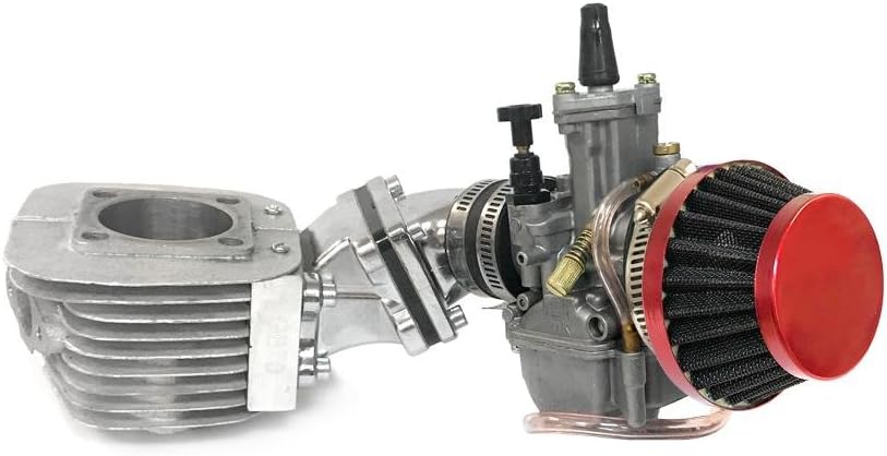 Dio Reed Valve Zeda Racing Cylinder and Carburetor Assembly - 66cc/80cc Gas Motorized Bike