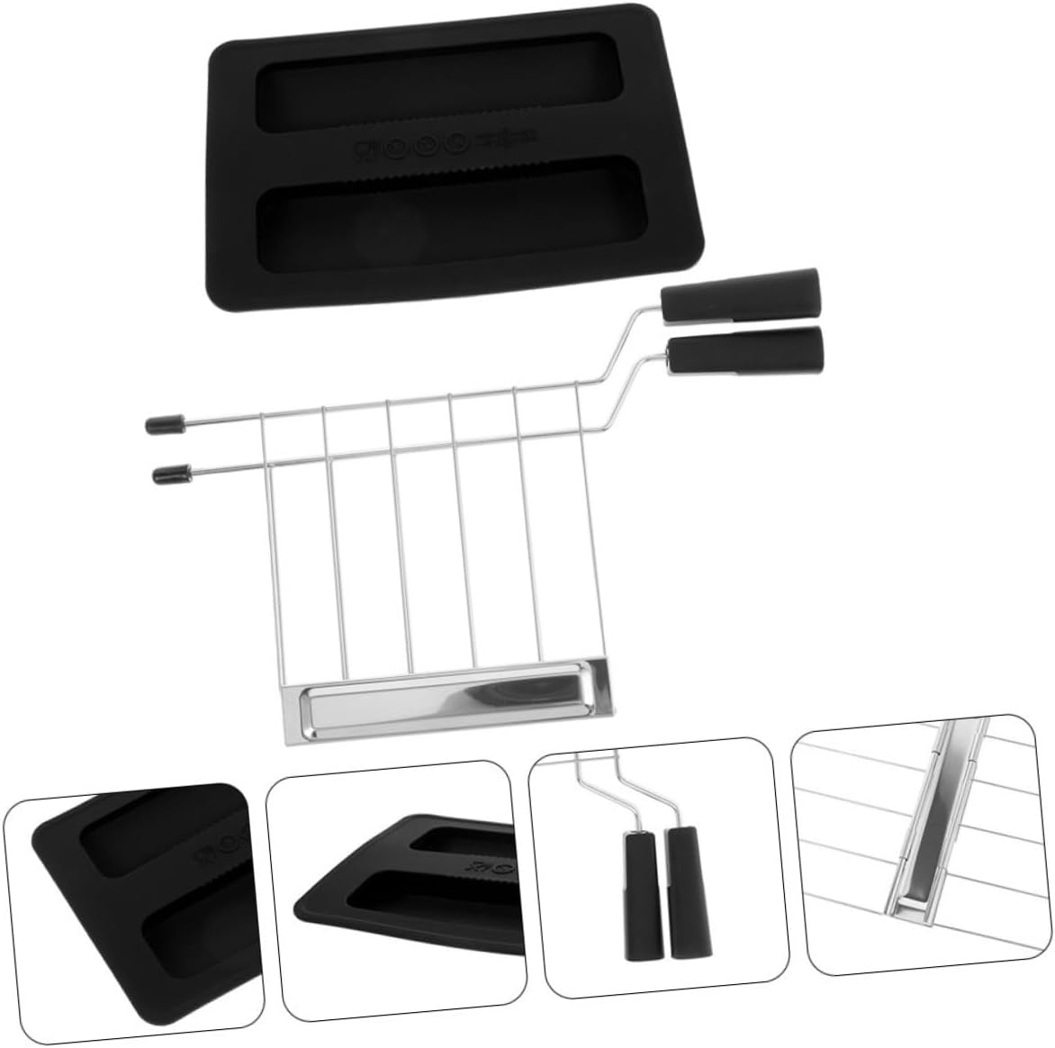 1set Sandwich Clip Toaster Lid Protective Cover for Toaster Machines Compatible Models Easy to Use Stylish and Design for Kitchen Convenience