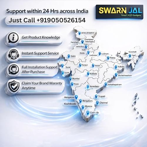 Image of Water Tank Alarm Overflow by Swarn Jal, Water Bell, Cell /Battery Powered, Loud Human Voice, Brass Sensors 100% Shock Proof, 1-3 Years Cell Life, 1 Year Complete Warranty +0.5M Wire