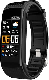 C5 Smart Sports Bracelet 0,96 polegadas TFT tela de toque único BT4.0 IP67 à prova d'água Baixo consumo de energia Carregamento USB Rastreador de fitness Sono//Mensagem/Chamada/Sedentário