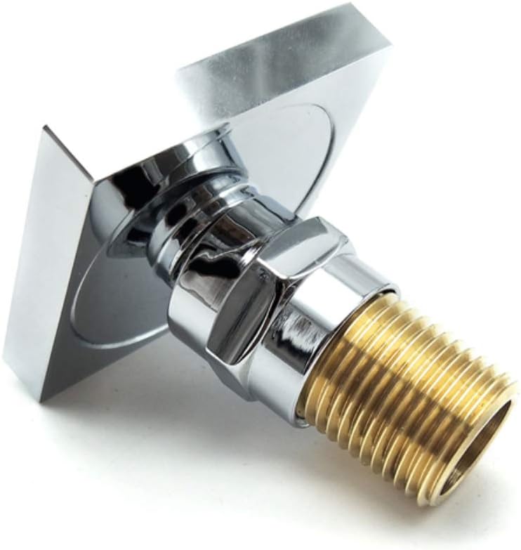 AYIVG Shower Spa Brass Square Massage Jets Spray Body Shower Set Chrome Finish 4 Pcs