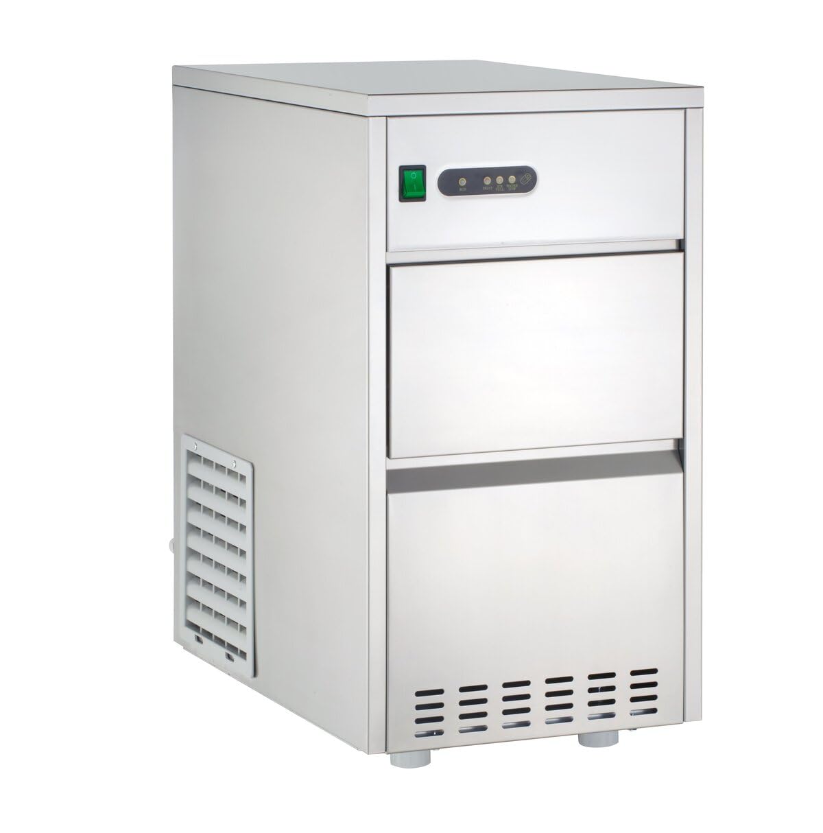 GastroHero Machine à glaçons creux Eco 24 kg | CHR Fournitures de la restauration