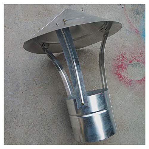Chapeau de cheminée inox pour conduit de toit de 100 à 200 mm - 2