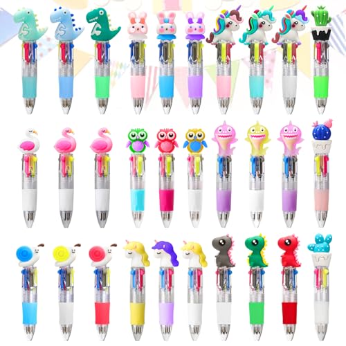 TOYESS 20 Pezzi Penna Gel Animali, Kawaii Penne Cancellabili Regalo Festa Bambini Gadget, Regalini Fine Festa Compleanno per Bambini e Bambina
