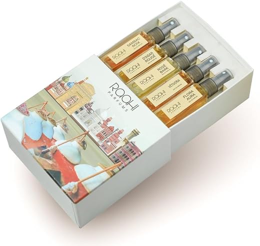 Raahi parfums, Eau De Parfums, Discovery Set, Long lasting Fragrances (Pack Of 5, 50ML)