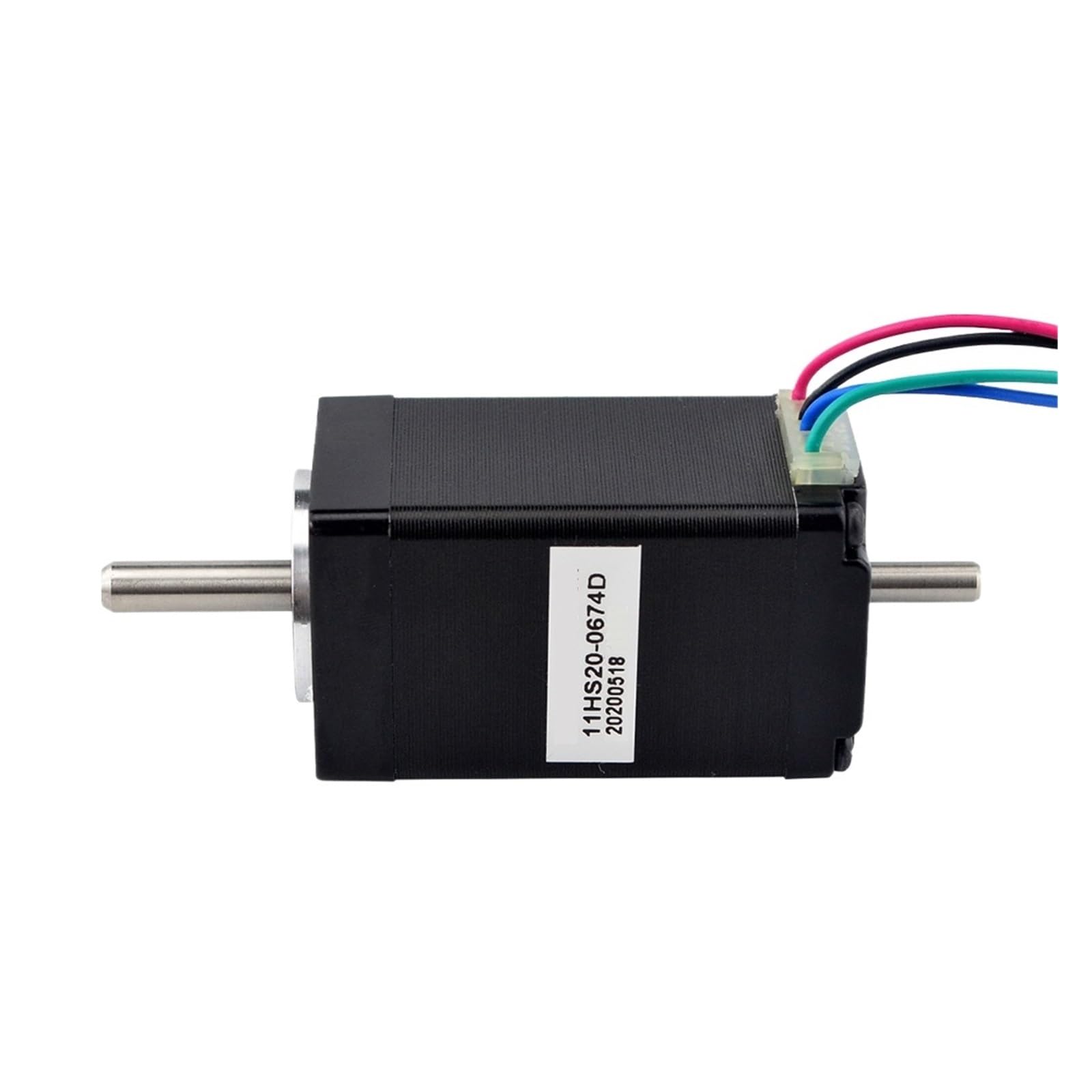 Schrittmotor Nema 11 Stepper Motor Dual Shaft Bipolar 1.8deg 12Ncm(17oz.in) 0.67A 28x28x51mm 4 Wires CNC 3D Printer