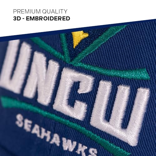 Gorra bordada ajustable azul University of North Carolina miniatura 3