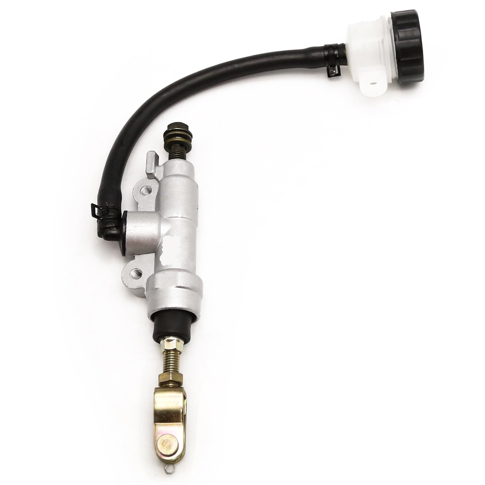 HYDBCNP Forward Brake Pump Motorcycle Rear Brake Pump Fit for 50mm Motorcycle Accessories Rear Brake Master Cylinder Pump Universal Hydraulic Pumps(Silver)