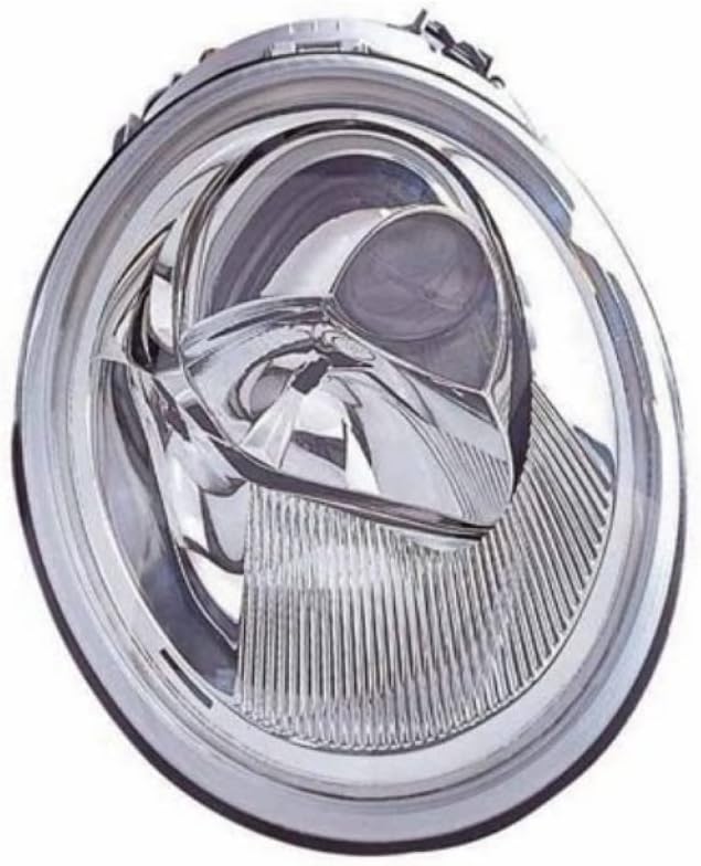 CarLights360 For 1998-2005 Volkswagen Beetle Headlight Driver Side DOT Certified Bulbs Included VW2502106 | 1C0941029K