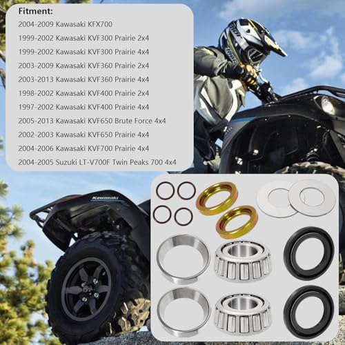 Solution jeu bras oscillant kit roulement arbre KFX700 KVF Prairie 4x4
