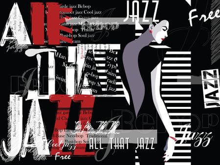 Tableau en aluminium composite jazz déco murale salon premium