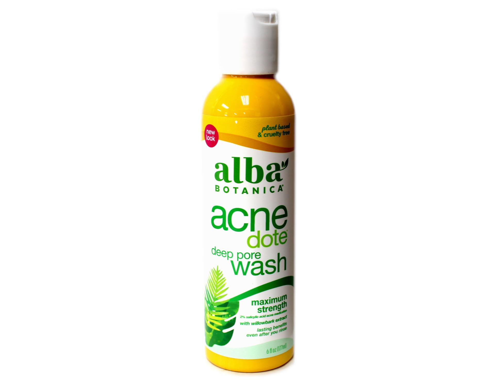 Alba Botanica Natural Acnedoto profundo lavado de poros, 6 oz (Paquete de 7)