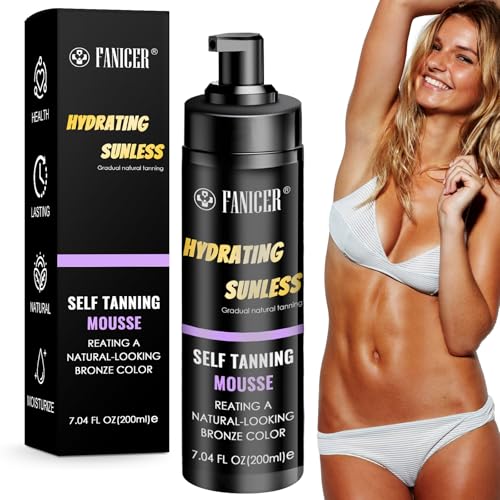 200 ml Selbstbräunungsmousse,Selbstbräuner ohne Flecken,Tiefdunkle Bräune Bräunungsspray,Natürliche Bräune ohne Sonne,Selbstbräuner Mousse für Gesicht und Körper 200 ml Selbstbräunungsmousse,Selbstbräuner ohne Flecken,Tiefdunkle Bräune Bräunungsspray,Natürliche Bräune ohne Sonne,Selbstbräuner Mousse für Gesicht und Körper