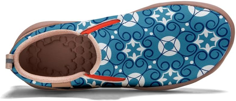 Kid's Casual Slip-on Shoes Lightweight Comfort Fashion Sneaker Art Painted Travel Loafers Decorative Tiles Style