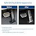 Autobig Gas Brake Pedal Cover Set for 2018-2020 Toyota Camry Rav4 Highlander Avalon Lexus ES300 ES350 LS500