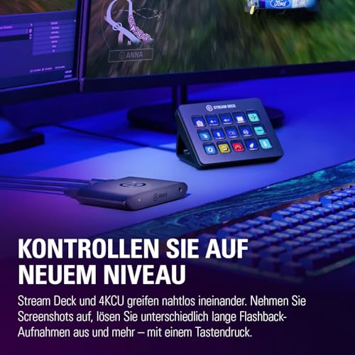 HDMI 2.1 Anschlüsse am Elgato HD60 X für zero-lag Passthrough bis 1440p120 VRR - Detailansicht von Elgato HD60 X Test...